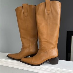 Simon Miller Tan Leather Women's Western Boots